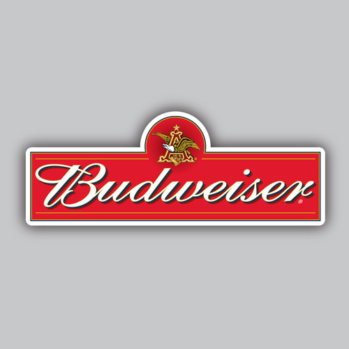 Budweiser vinyl sticker decal - budweiser, sticker/decal